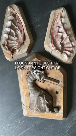 Source Vintage Antiques on Instagram: "A rare set of 19th century architectural pattern moulds, comprising carved wooden master patterns and associated cast examples, used in the production of decorative architectural ornaments. The patterns would originally have been used to produce repeated elements for cast iron or composition ornaments, such as panels, brackets, cornice enrichments, or fireplace and interior architectural details. Traces of red lead primer remain on the cast surfaces, consis