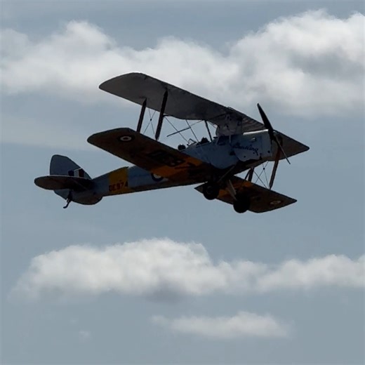 Watch the legendary 1944-built De Havilland DH.82A Tiger Moth (G-ANZZ / DE974) as it roars to life and takes off from Duxford Aerodrome. This beautifully preserved biplane offers a true glimpse into WWII-era aviation, operated by Classic Wings at the Imperial War Museum Duxford. #TigerMoth #AviationHeritage #Duxford #ClassicWings #WWIIAircraft #DeHavilland #Biplane #VintageAircraft #AircraftSpotting #FlyingLegends #AvGeek #HistoricAviation #UKAirshows #PilotLife #ImperialWarMuseum | The Flying D