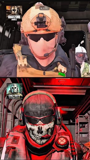 Warzone Mobile vs Call of Duty Mobile Plane Jump Intro Comparison 💀❤️‍🔥