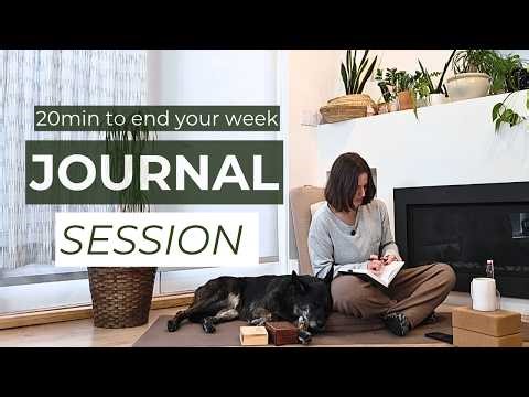 End Your Week with Intention | A Realistic Weekly Reflection & Journaling