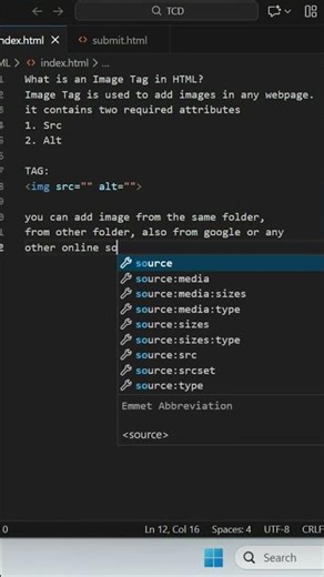 Image Tag Explained in HTML | img Tag Tutorial for Beginners | The Creative Developer #tcd