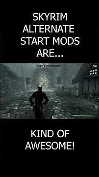 Skyrim's Alternate Start MOD Are SICK! #skyrim #shorts #elderscrolls #gaming