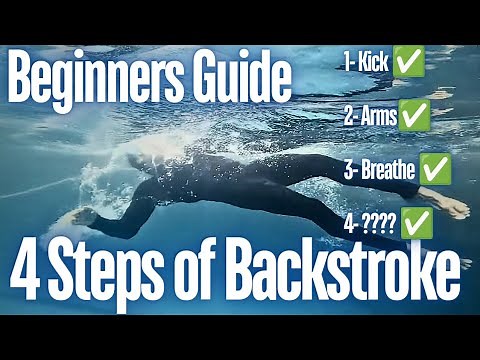Learn Complete Backstroke Swimming In 4 Steps, Swimming Tips for Beginners, Swimming Technique