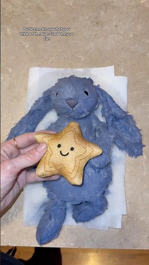 Let’s custom dye the new star bashful bunny blue #jellycat #jellycats #customized #diy #star #fyp