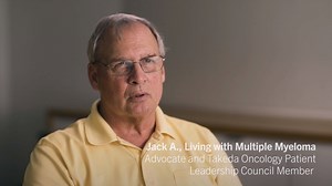 A multiple myeloma diagnosis can be frightening and confusing. As an active patient advocate and member of the Takeda Oncology Patient Leadership Council (PLC), Jack offers advice to patients. What advice did you find most helpful when you were diagnosed? Share below! | Takeda Oncology