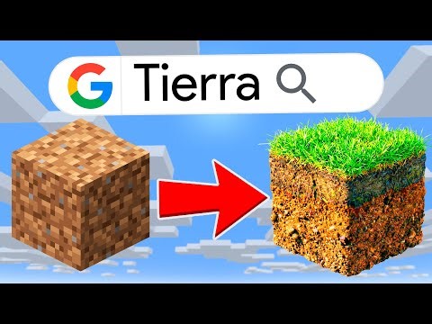 Recreé las Texturas de Minecraft con Imágenes de Google Realistas