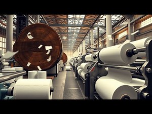 How Paper Towels Are Made in Factories | From Trees to Rolls
