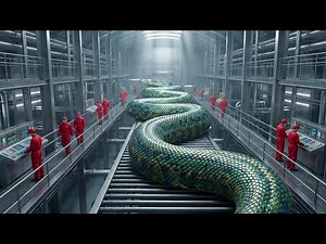 Inside a Modern Snake Leather Factory – From Raw Skin to Luxury Jacket (Full Process).