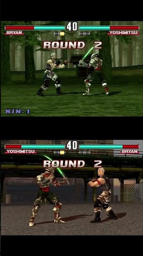 Bryan Fury vs Yoshimitsu - Yoshimitsu vs Bryan Fury [Tekken 3] Full Power Attack VS SuperCharged