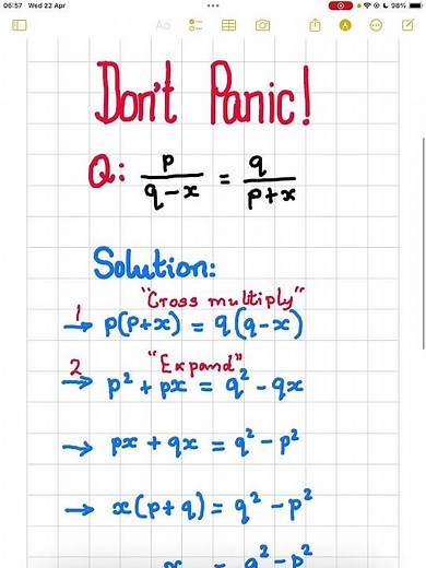 Cross Multiply Like a Pro 😤