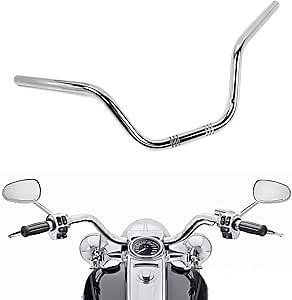 Amazon.com: Motorcycle Hanger 1 inch 25mm Ace Cafe Racer Clubman Handlebar Handle bars handlebars Bar compatible with Harley Sportster XL883 XL1200 (Chrome Color) : Automotive