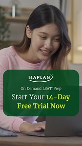 Start your 14-day free trial and see what the right LSAT prep can do for you. Access our On Demand prep now. | Kaplan Legal