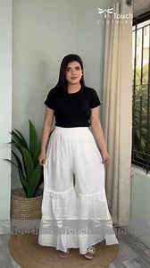 2.3K views · 2.9K reactions | Walk in style Design Code: TT11130 Waist: 26-40 Length: 38 Leg Opening: 60 Fabric: Chikankari #fashion #dress #outfitideas #outfitoftheday #ttouchclothing | TTouch Clothing | Facebook