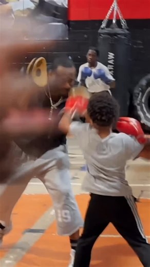 @uptonboxingsapesquad on Instagram: "@coachcalvinford in go mode #boxing #kids #community #dmv #maryland #calvinford"