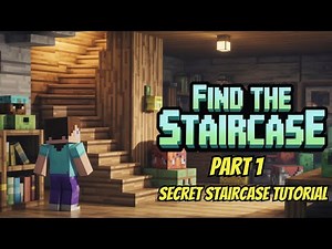 We built a Hidden Staircase in Minecraft!