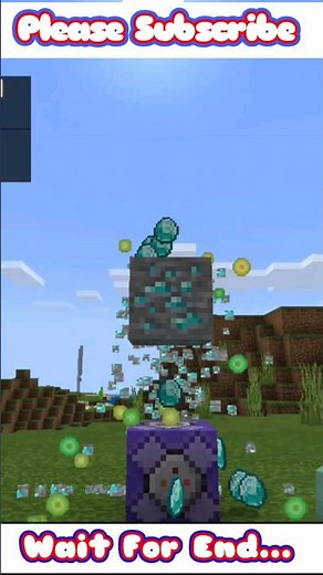 Minecraft unlimited diamond command block #shorts #viral