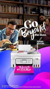 At just 49 dB(A), PIXMA G4780 stays quieter than your group chat. Perfect for home, study, or work zones where silence is golden. #GoBeyond the noise. #CanonMegaTankPrinters #InkTankPrinters #Printer #CanonIndia #DelightingYouAlways #CanonPIXMAPrinters #GoBeyond #CANwithCanon | CANON India