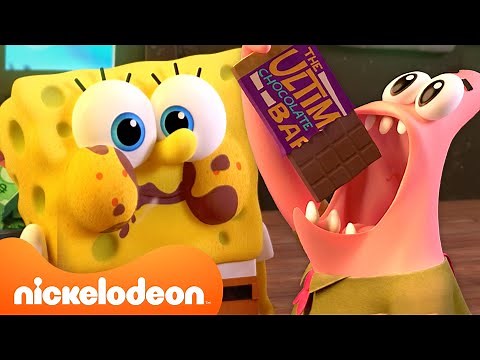 SpongeBob & Patrick Try Their FIRST Chocolate Bar! 🍫 | Kamp Koral | Nickelodeon UK