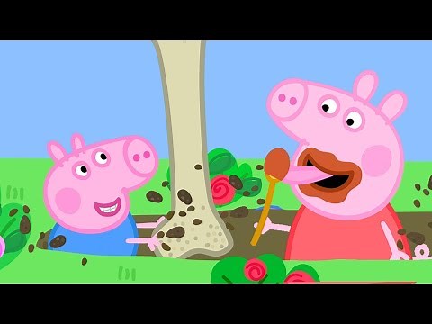 Peppa Pig and George are Digging in the Garden |
