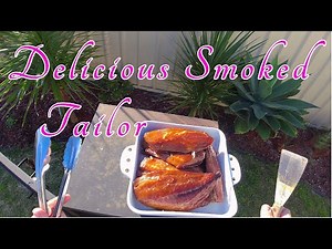 How to smoke fish. Delicious smoked Tailor.