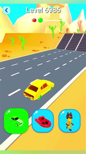 🔥 Shape - Shifting & Transform The Character 👀 Level - 6986 #shapeshifting #gameplay #shorts #viral