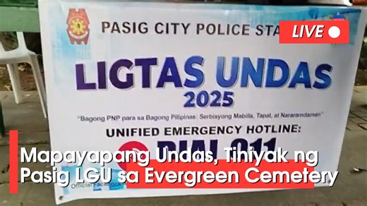 Pasig LGU, Nakiisa sa Mapayapang Paggunita ng Undas sa Evergreen...