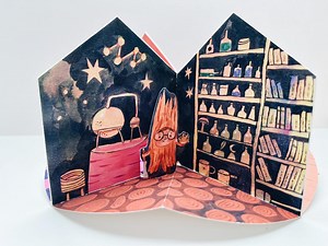 Dollhouse Pop-up Book Template: Hand-painted DIY Printable (digital Download) - Etsy