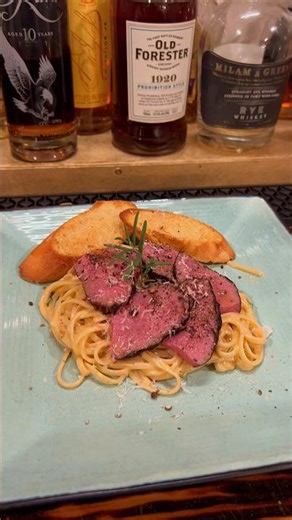 4L Canyon Ranch Elk Loin Pasta #food #dinnerrecipe #ranch #hunting #pasta #fyp #trending