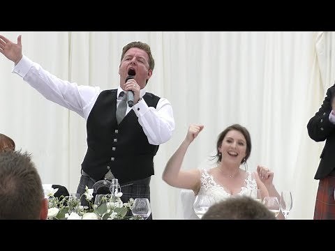 Groom's Surprises Bride with Amazing Song at their Wedding!