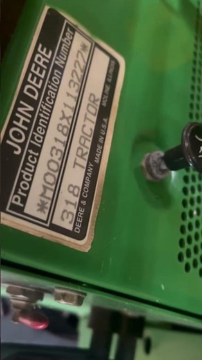 1992 John Deere 318 With Blown Onan 218 Engine. Full Part Out