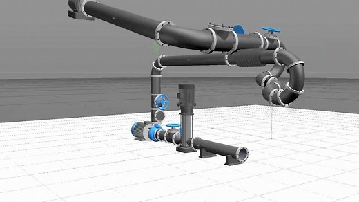 C4D管路管道自动生成 插件 教学 character Pipes Generator for Cinema4D