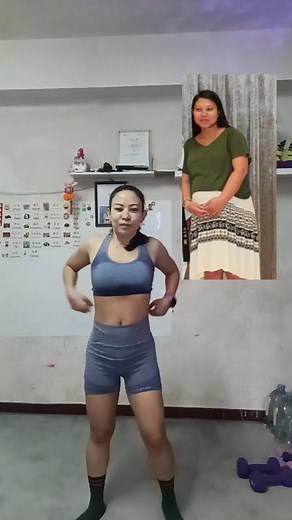 8.9K views · 397 reactions | tabata workout at home to lose belly fat and side. vary easy and simple but effective all standing no equipment added #Rinafitnessmom #challengeyourselfathome #strongmomlife #fitmomlife #befitathome #dailyworkout #everyone #youcandoit #trending #tabataworkout | Rina Fitness Mom | Facebook