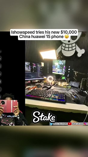 Ishowspeed Unveils $10,000 Huawei 15 Phone