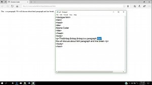 HTML Tutorial #3: HTML Paragraph, White Space, Line Break (Web Development)