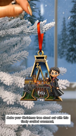 🕯️⚡ Add mystery and charm—this ornament makes your tree feel straight out of a magic's tale. 🎄🔮 Order yours now 👉: macustom.com/01hylu120825 #macustom #giftidea #ornament #giftforfantasyfans #enchantedornament #holidaymagic #whimsicalstyle #fantasylovers | Wonder Gift Land