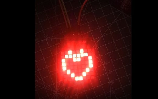 【DIY】8×8点阵LED 动画效果显示