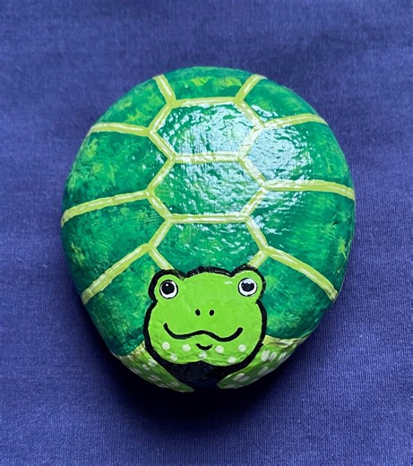 Turtle Painted Rock, Tortoise Painted Stone, Turtles Home Decor and Gifts - Etsy