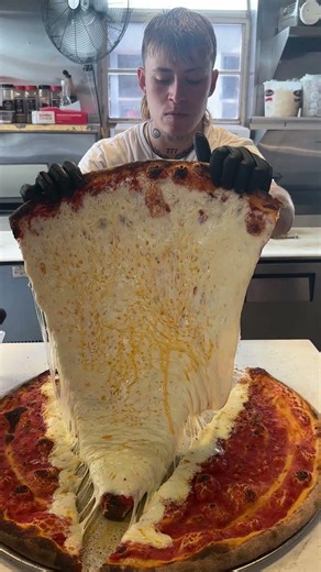 24 inch cheese slice 😳