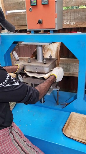 On-Time Leaf Plate Making Technique