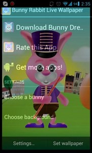 Bunny Rabbit Live Wallpaper