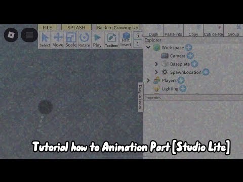 [Studio Lite] Tutorial How to Animation Part