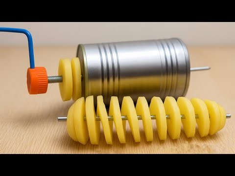 How to Make a Spiral Potato Cutter | Easy DIY Spiral Potato Slicer | Life Tips 365