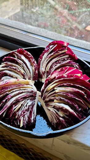 115K views · 208 reactions | Apple and Cheddar Stuffed Radicchio with Sun-Dried Tomato Agrodolce A dish all about balancing radicchio’s natural bitterness. Agrodolce has recently become one of my favorite condiments. An Italian sweet and sour sauce that can cut rich foods and complement just about anything. | PierceAbernathy | Facebook