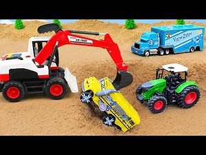 Diy tractor mini Bulldozer to making concrete road | Construction Vehicles, Road Roller #5