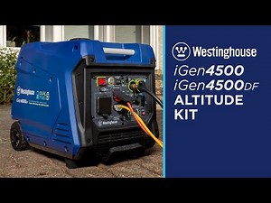 iGen4500 and iGen4500DF Altitude Kit Installation - Westinghouse Portable Power Generators