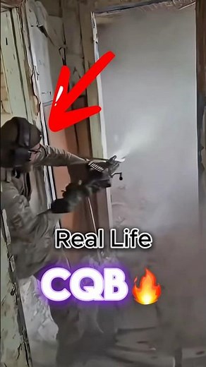 CQB TRAINING🗿VS REAL LIFE🔥 #CQB #CloseQuartersBattle #militarytraining #roomclearing #urbancombat