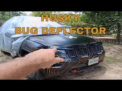 I installed a HUSKY Bug Deflector on the Grand Cherokee