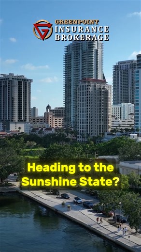 Greenpoint Insurance Brokerage on Instagram: "Sunny days, new opportunities — we’re here in Florida to support you. ☀️🌴 Whether you’re a homeowner, a driver, or a business owner, the Florida market has its own rules and unique risks. And that’s exactly where Greenpoint Insurance Brokerage can help. Ask us about: 🏠 Florida home insurance 🚗 Auto coverage tailored to FL requirements 🏢 Business & commercial protection 🌪️ Policies designed for Florida weather and coastal risks If you live in Flo
