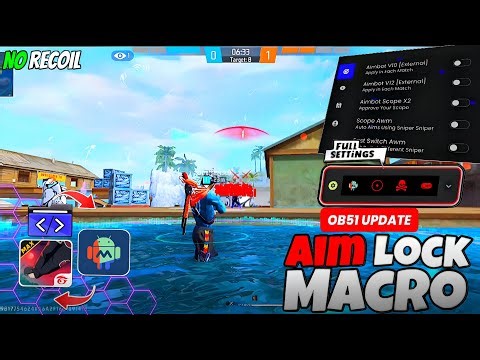 free fire android macro sensi tutorial | macro Droid settings tutorial | OB51 UPDATE