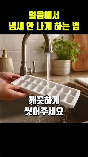 [🔬30초 별난 생활실험🧪] 얼음에서 냄새 안 나게 하는 법
